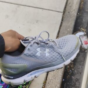 Under Armour Light Gray Running Shoes